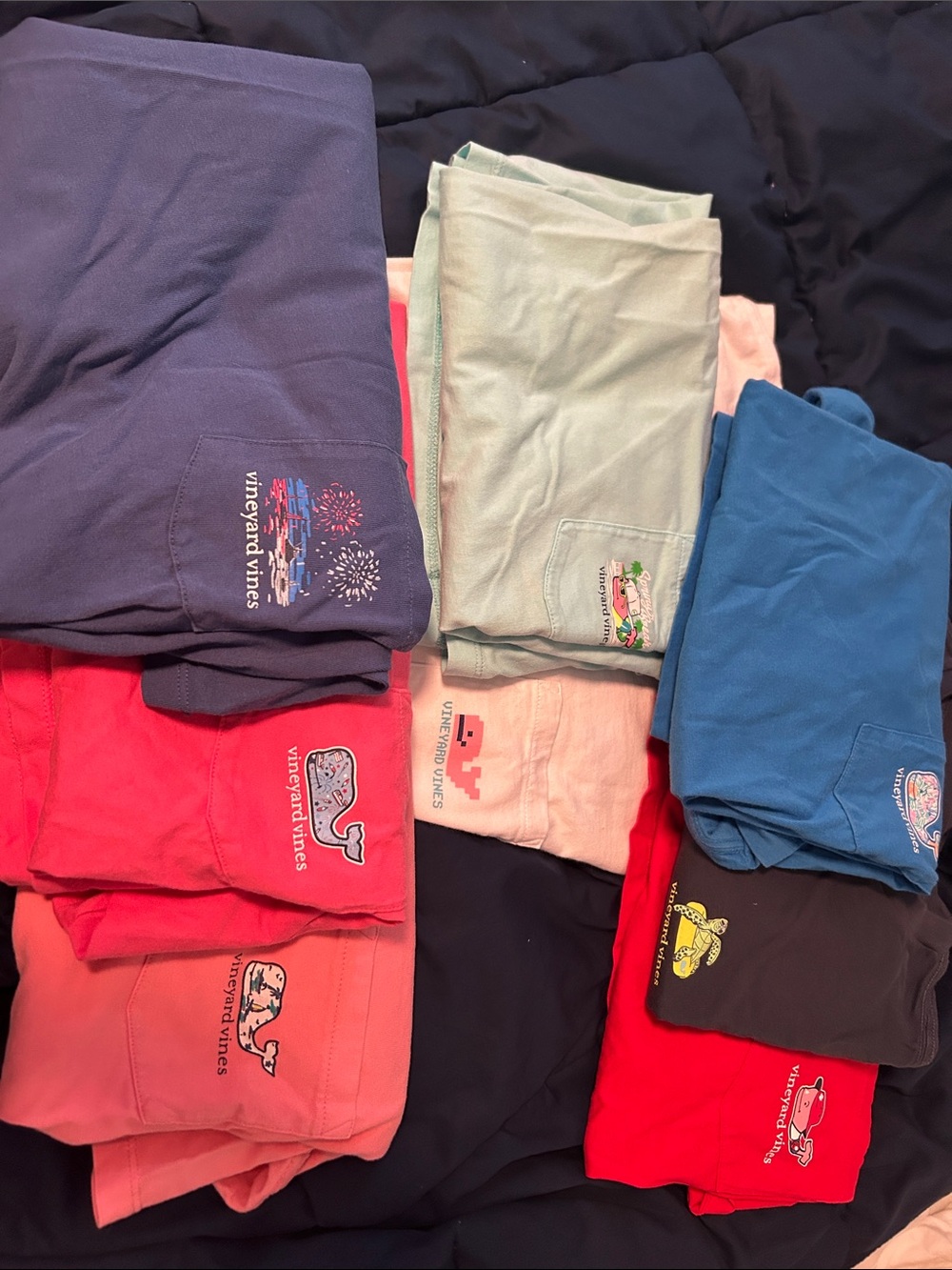 8- Vineyard Vines Kids Tees - XL